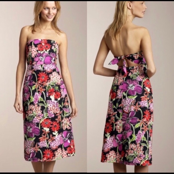 Lilly Pulitzer Dresses & Skirts - Lilly Pulitzer strapless tie-in back dress